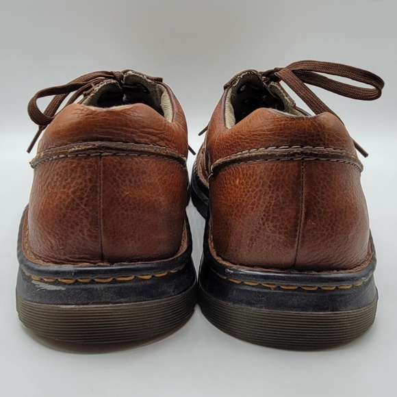 Dr. Martens 11200 brown pebbled leather lace-up oxford shoes, Mens 11 - Picture 3 of 14